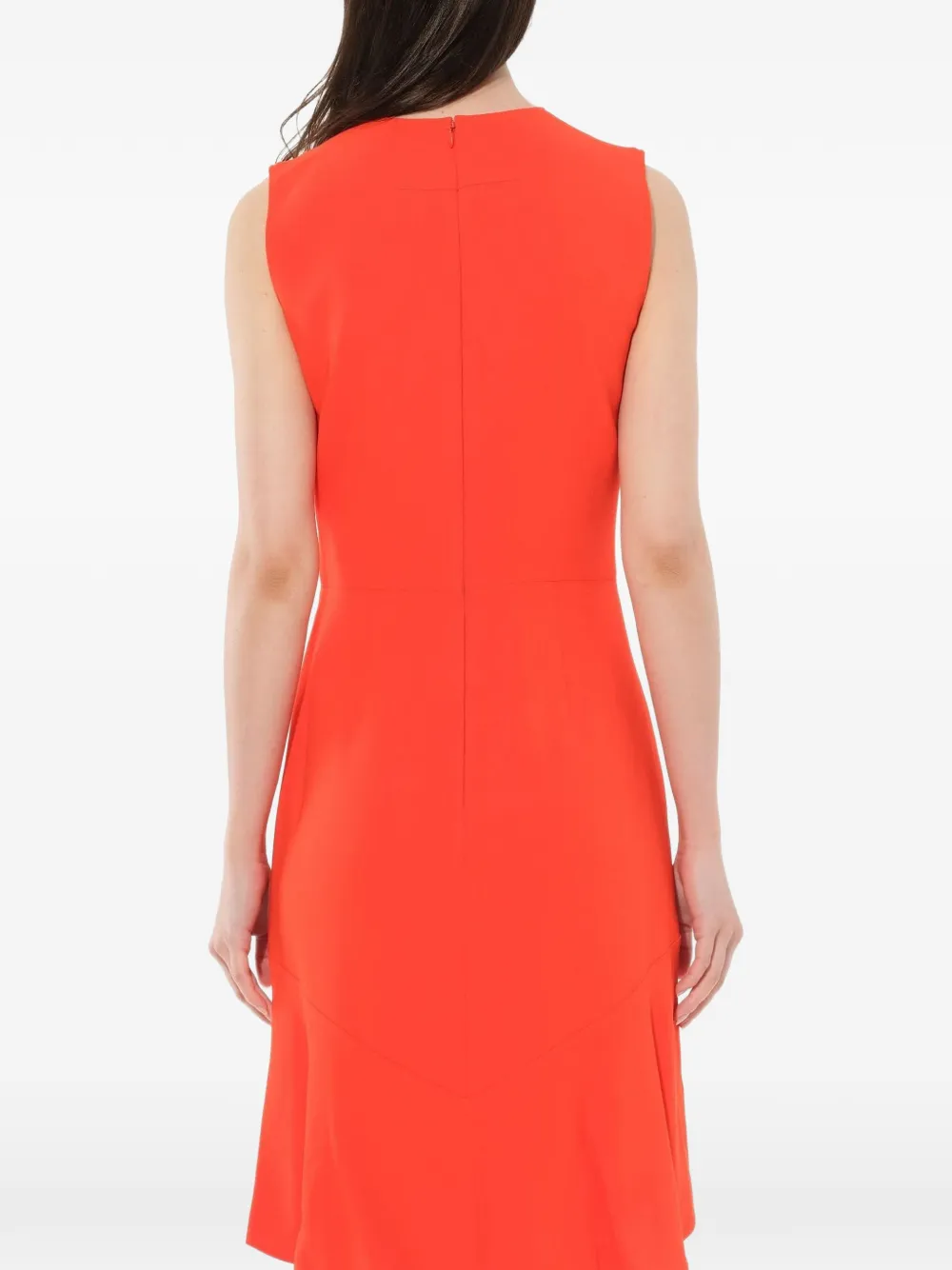 Givenchy sleeveless asymmetric hem dress Geel