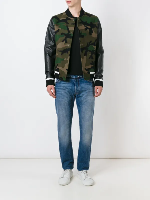 Valentino Garavani ロックスタッズ カモフラージュ ボンバー