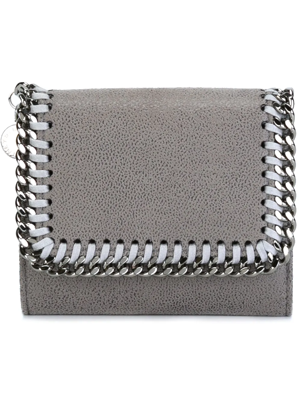 

Stella McCartney Falabella flap cardholder - Grey