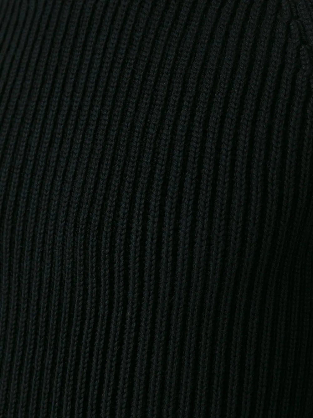 Roberto Collina ribbed jumper Zwart