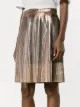 Golden Goose metallic pleated skirt