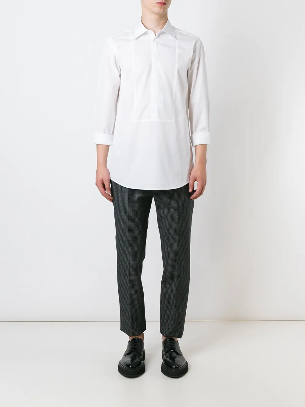 Dolce & Gabbana overhemd met inzetstuk Wit