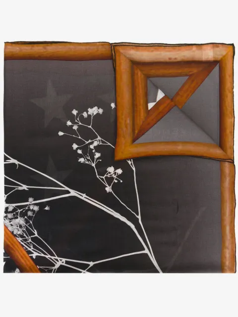 Givenchy baby's breath printed scarf