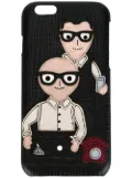 Dolce & Gabbana Designers patch iPhone 6 case - Black
