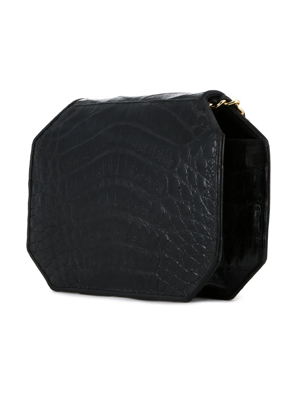 CHANEL Pre-owned Octogonal Shoulder Bag In Black