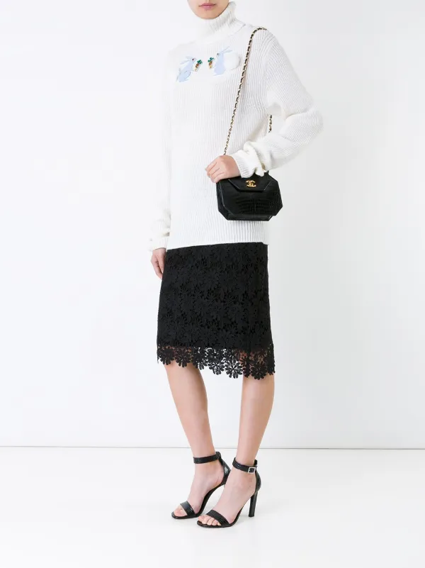 CHANEL Pre-Owned Octogonal Shoulder Bag | Black | FARFETCH