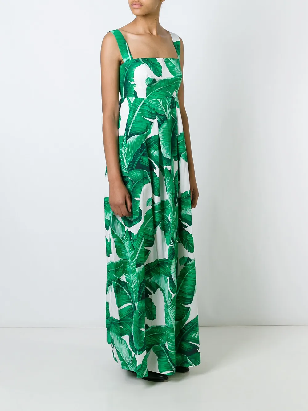 Dolce & Gabbana Banana Leaf Print Maxi Dress - Farfetch