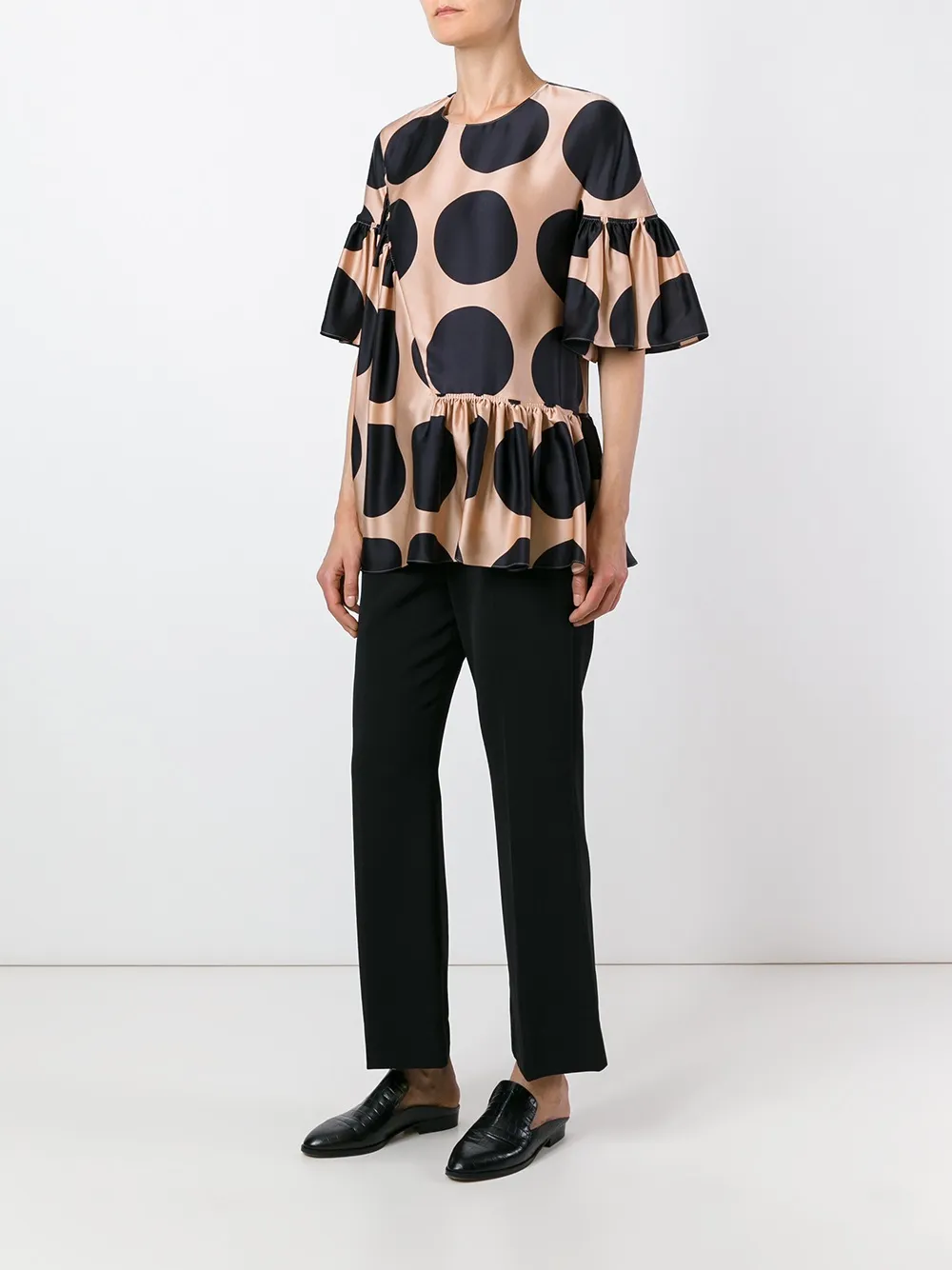 Stella McCartney dot pattern top - Paars
