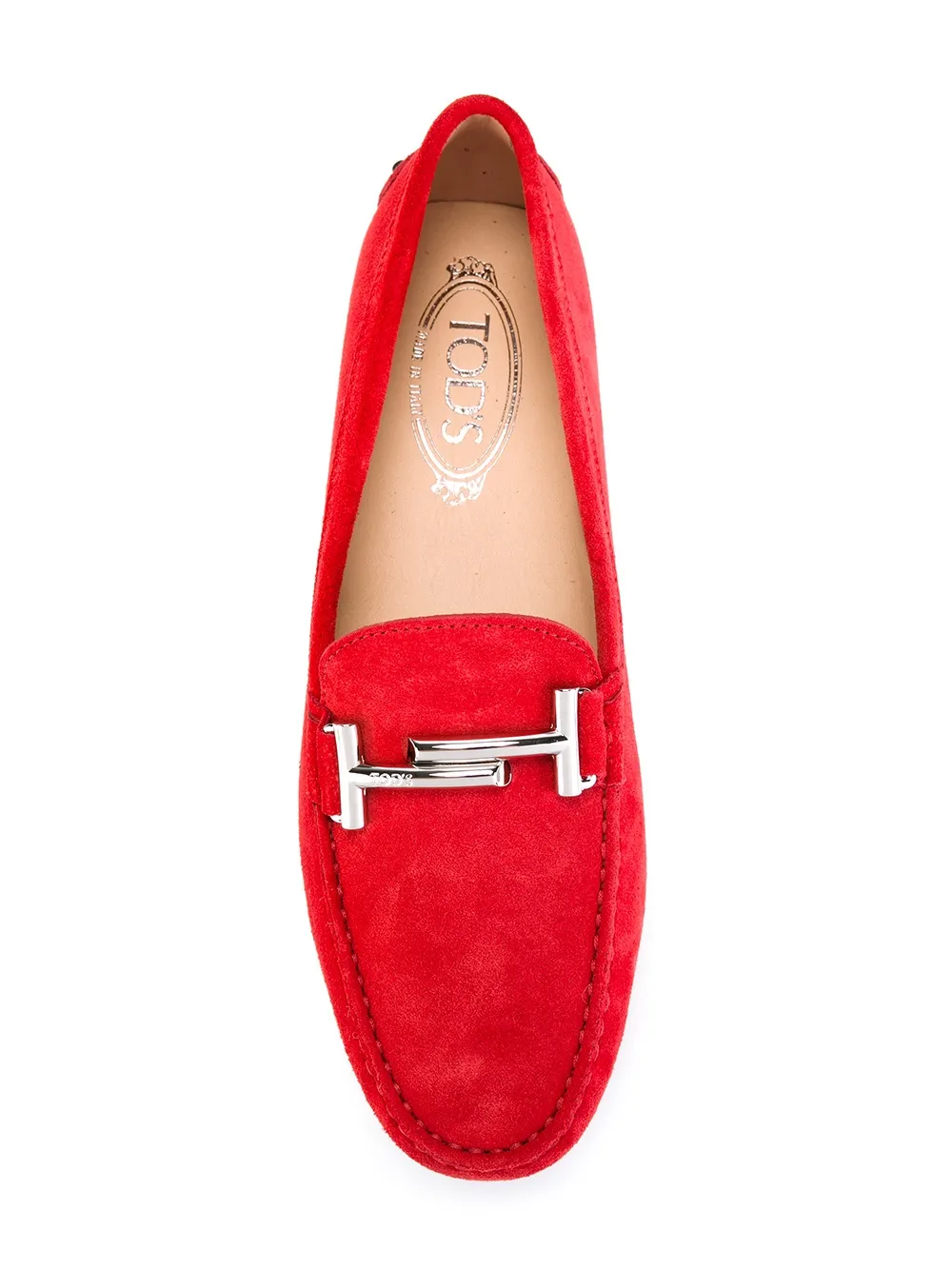 Tod's 'Gommino' driving shoes Rood
