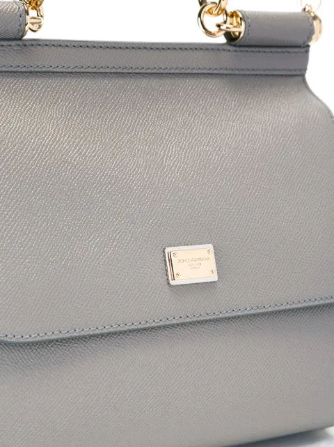 Shop Dolce & Gabbana medium Sicily shoulder bag with Express Shop Dolce & Gabbana medium Sicily shoulder bag with Express