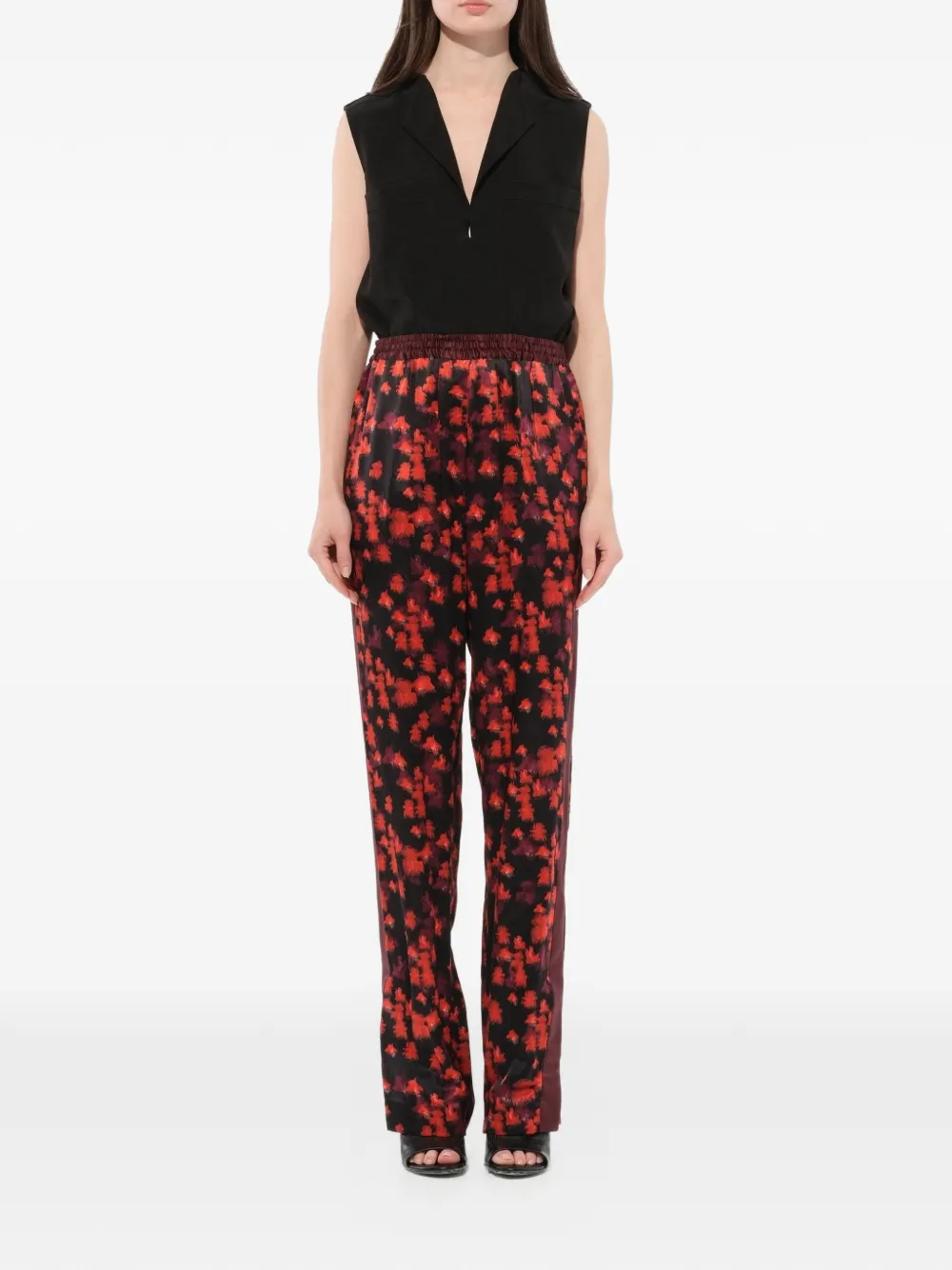 Givenchy bedrukte broek Zwart