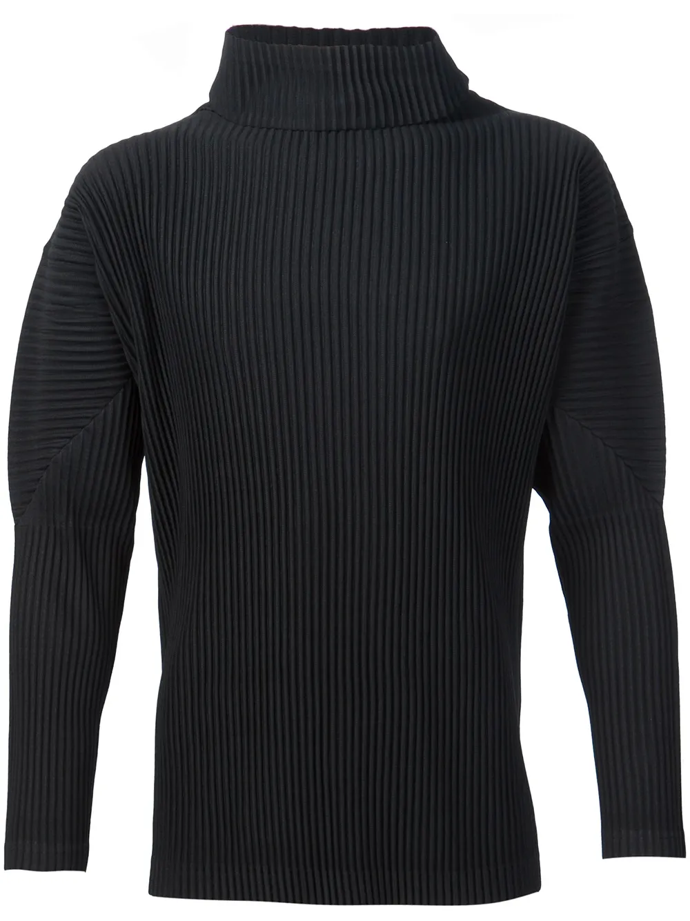 Homme Plissé Issey Miyake プリーツトップス - ブラック Homme Plissé Issey Miyake プリーツトップス - ブラック