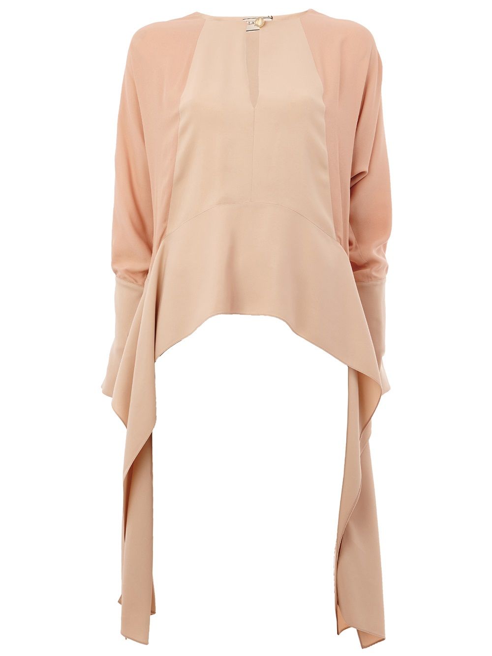 

Lanvin draped side panel blouse - Pink