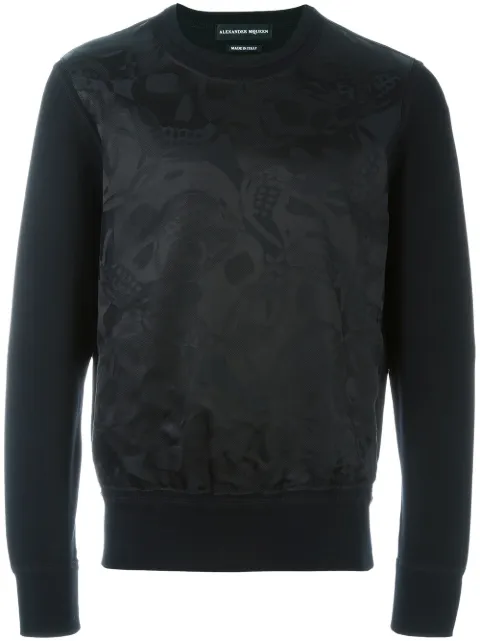 Alexander McQueen skull jacquard sweatshirt