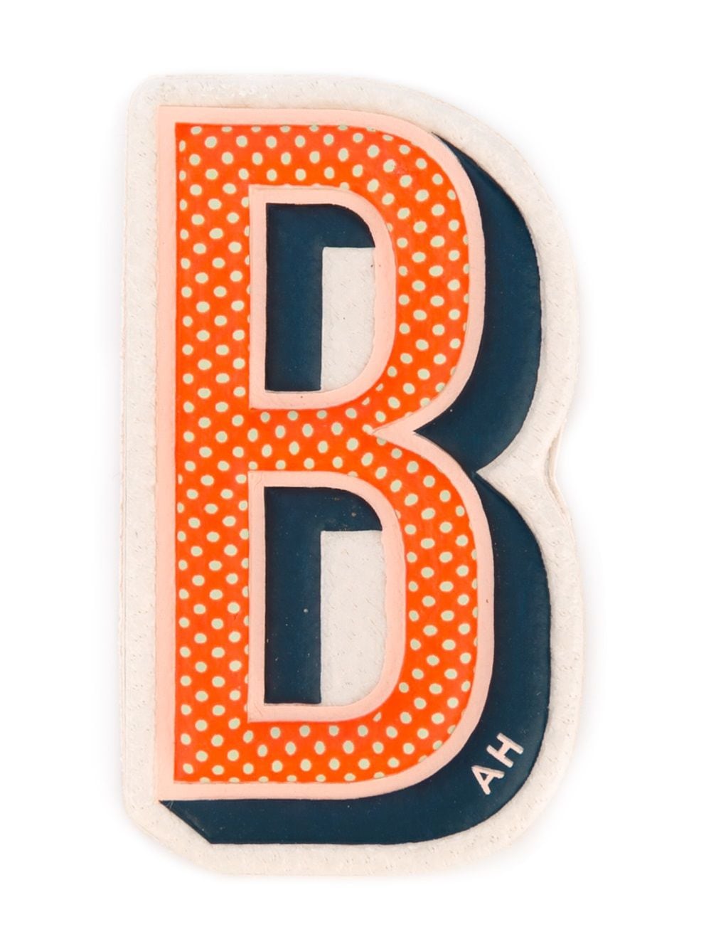 'B' sticker