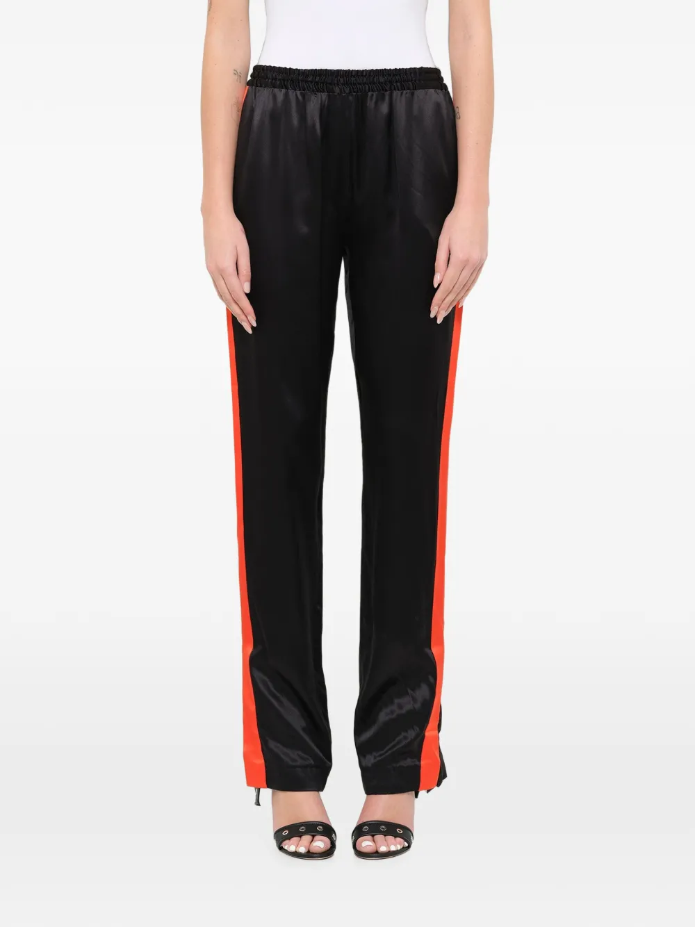 Givenchy contrast stripe relaxed trousers - Black