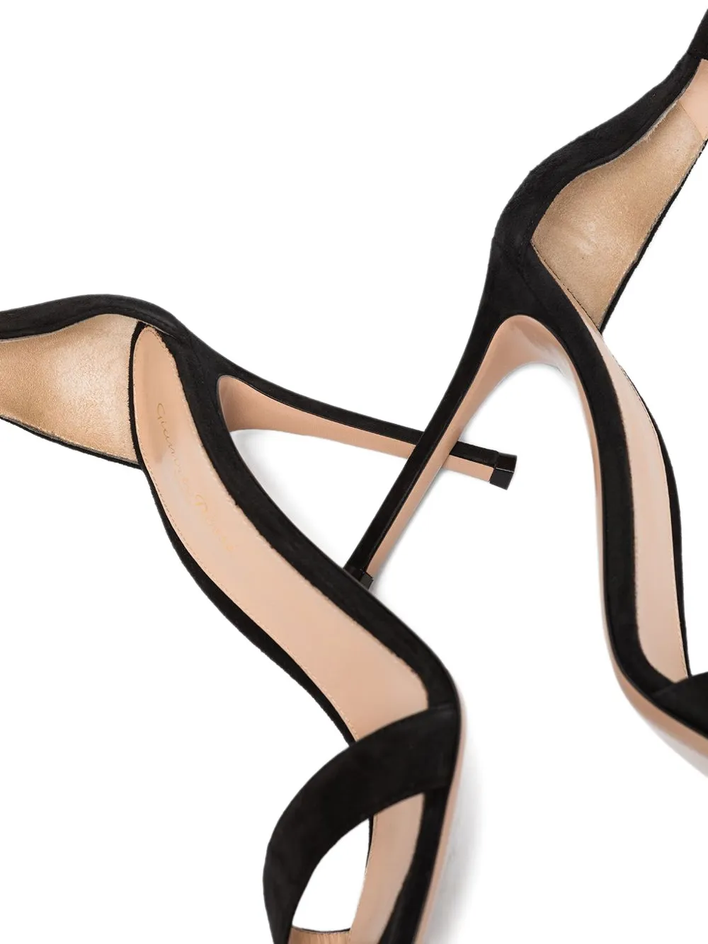 Gianvito Rossi Enkelbandje Portofino sandalen Zwart