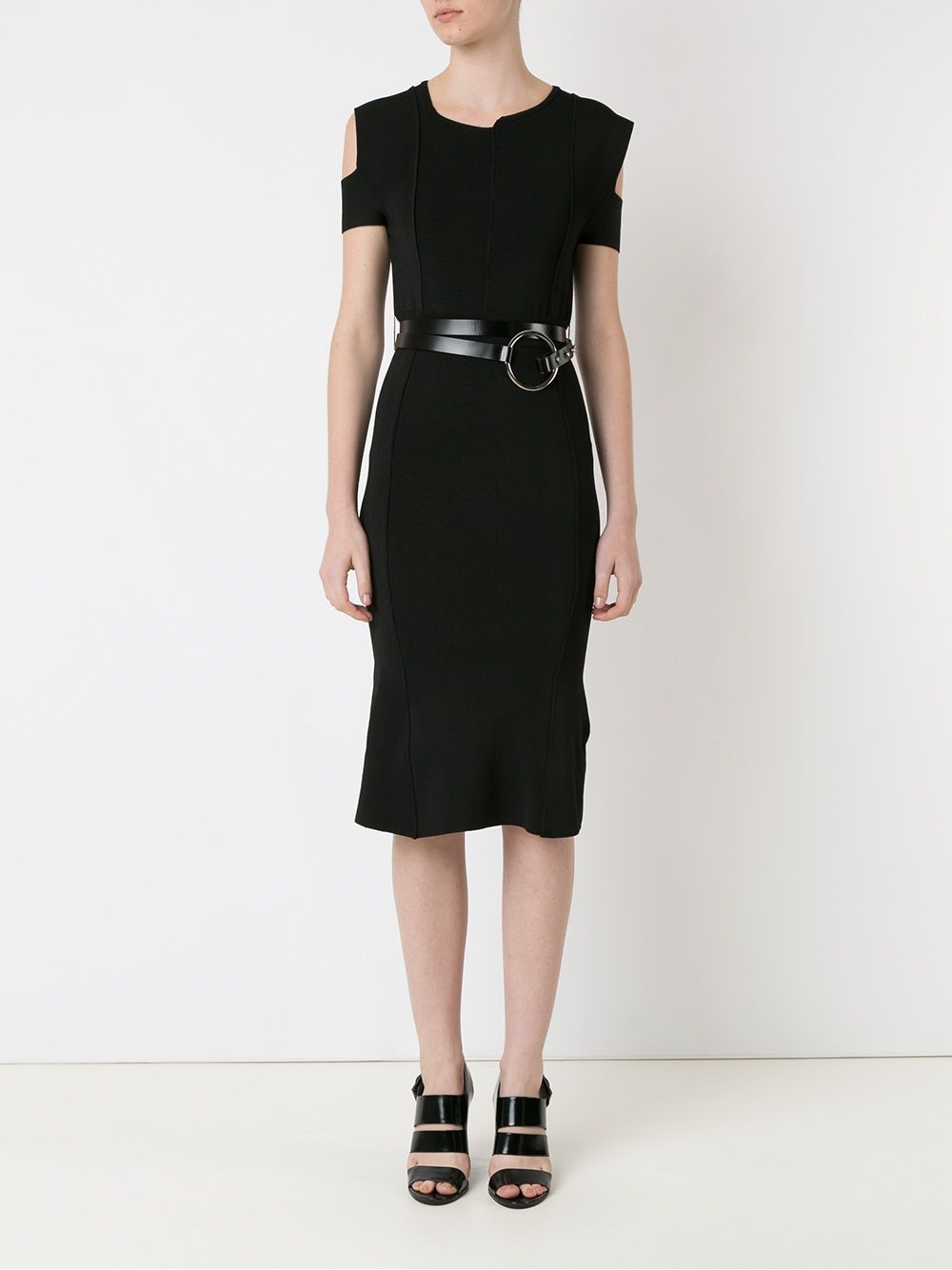 фото Gloria coelho panelled midi dress