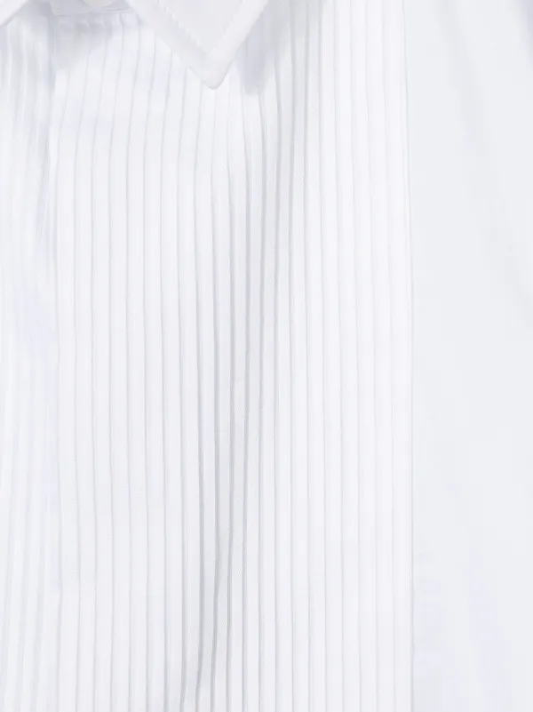 Dolce Gabbana Kids Cutaway Collar Shirt Blanco FARFETCH CO