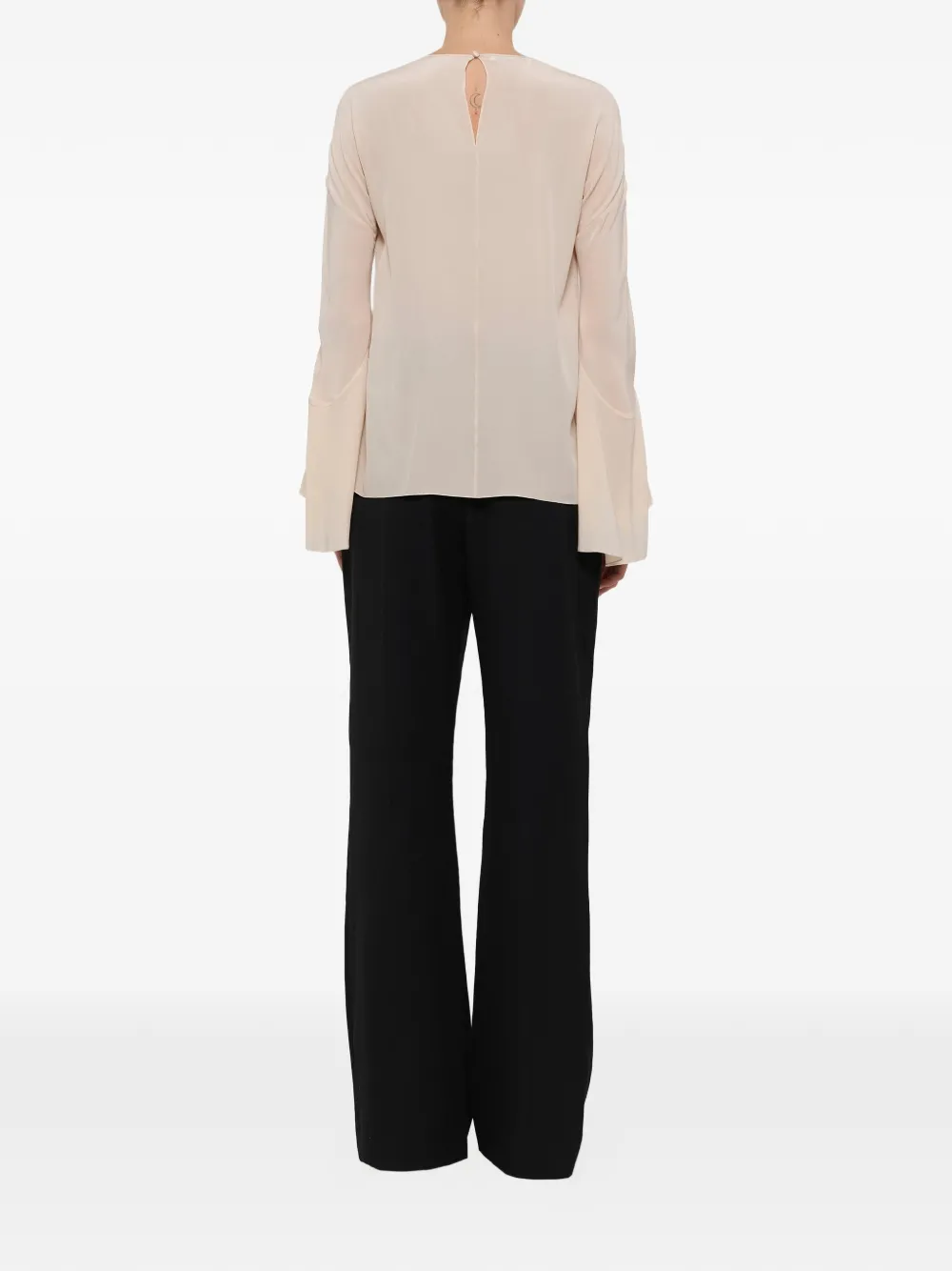 Givenchy bell sleeve blouse Beige