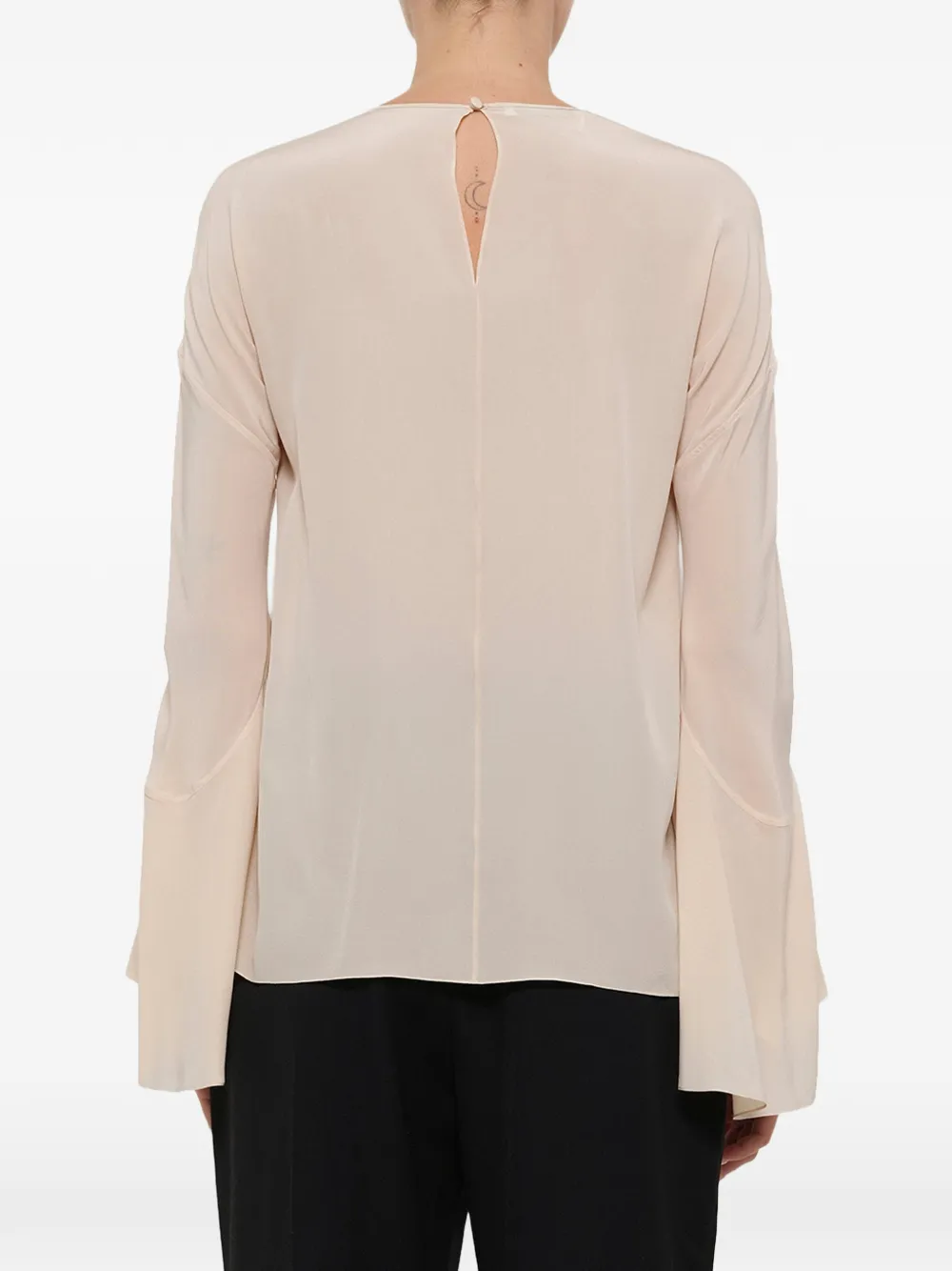 Givenchy bell sleeve blouse Beige