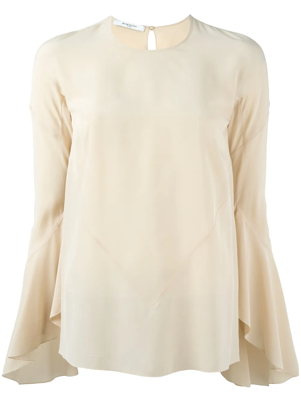 Givenchy bell sleeve blouse - Toni neutri