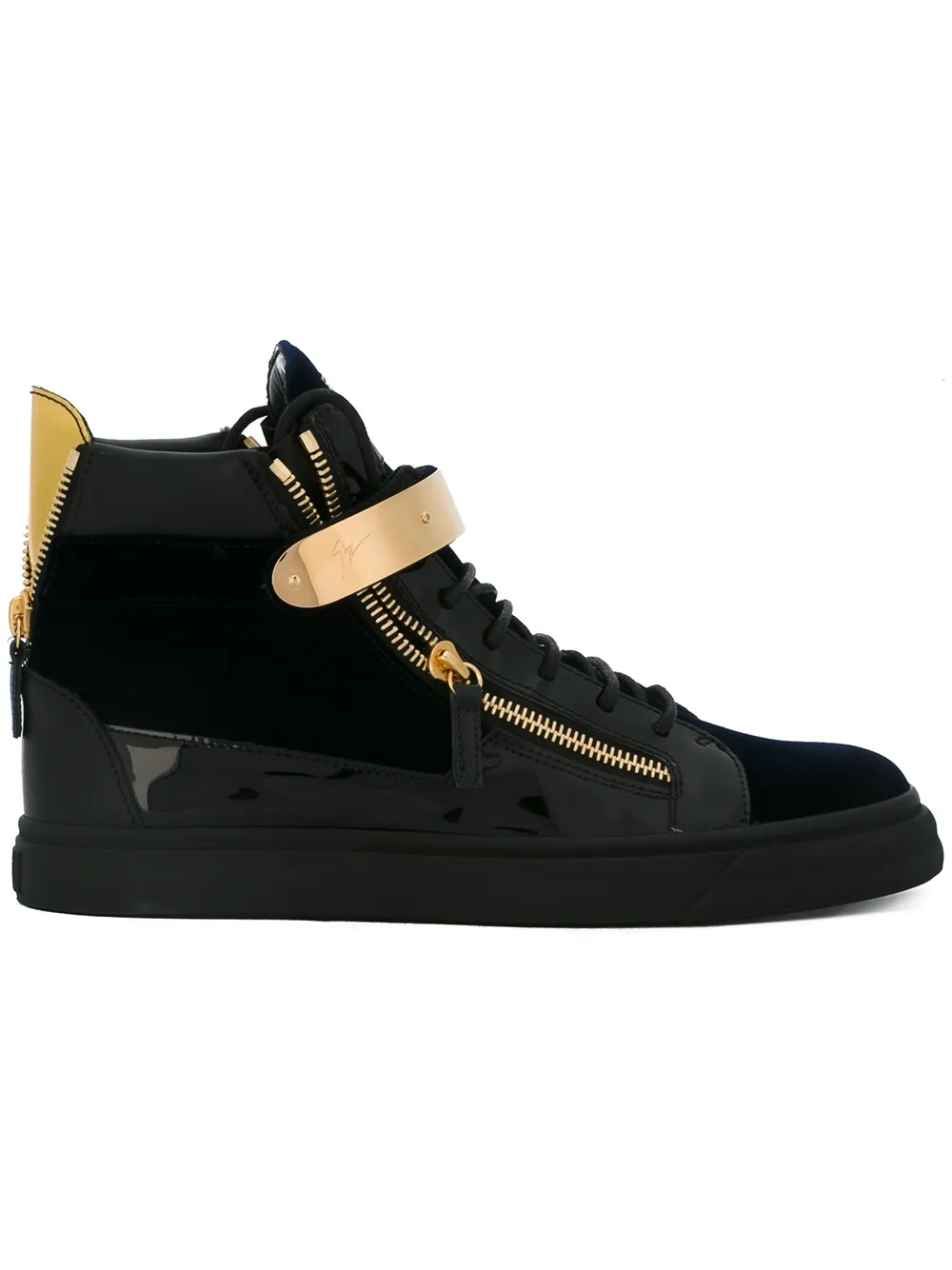 Giuseppe Zanotti 'Coby' mid-top sneakers - Blu