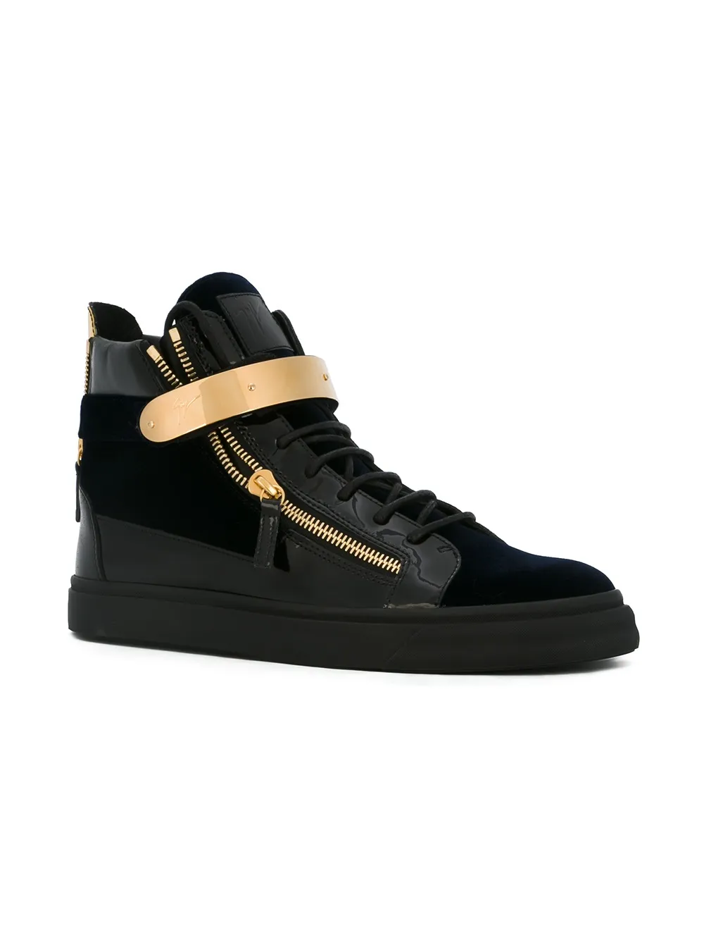 Giuseppe Zanotti 'Coby' mid-top sneakers Blauw