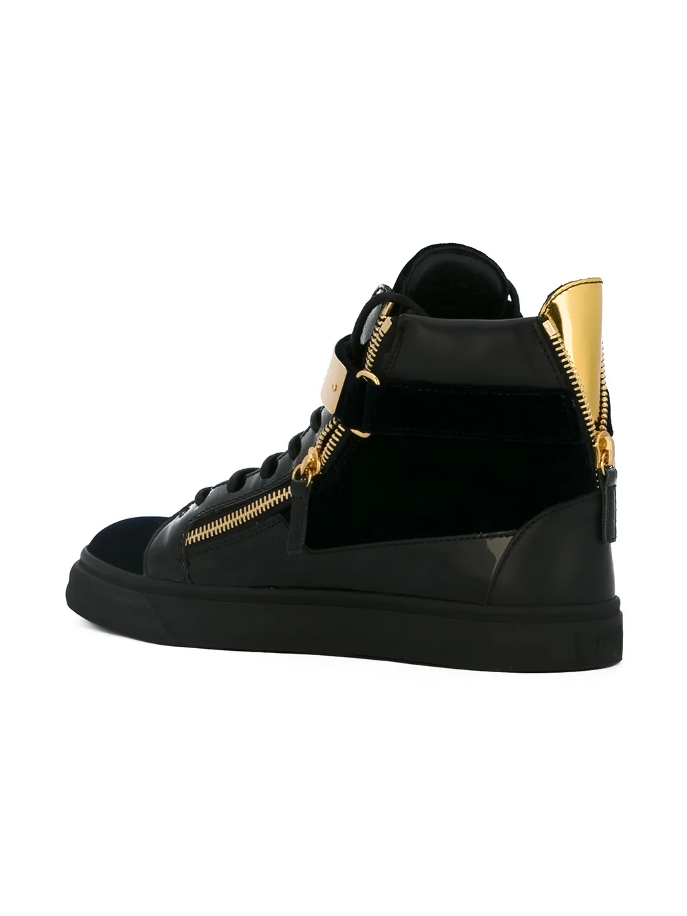 Giuseppe Zanotti 'Coby' mid-top sneakers Blauw
