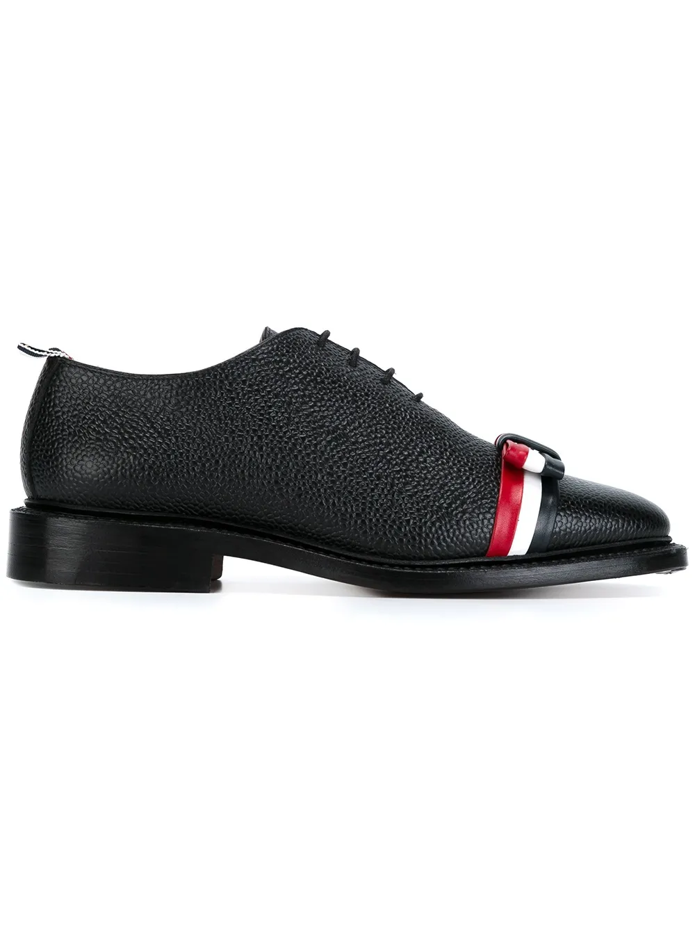 Thom Browne Wholecut Tricolour Bow Shoe - Farfetch