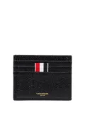 Thom Browne pebbled-leather card holder - Black