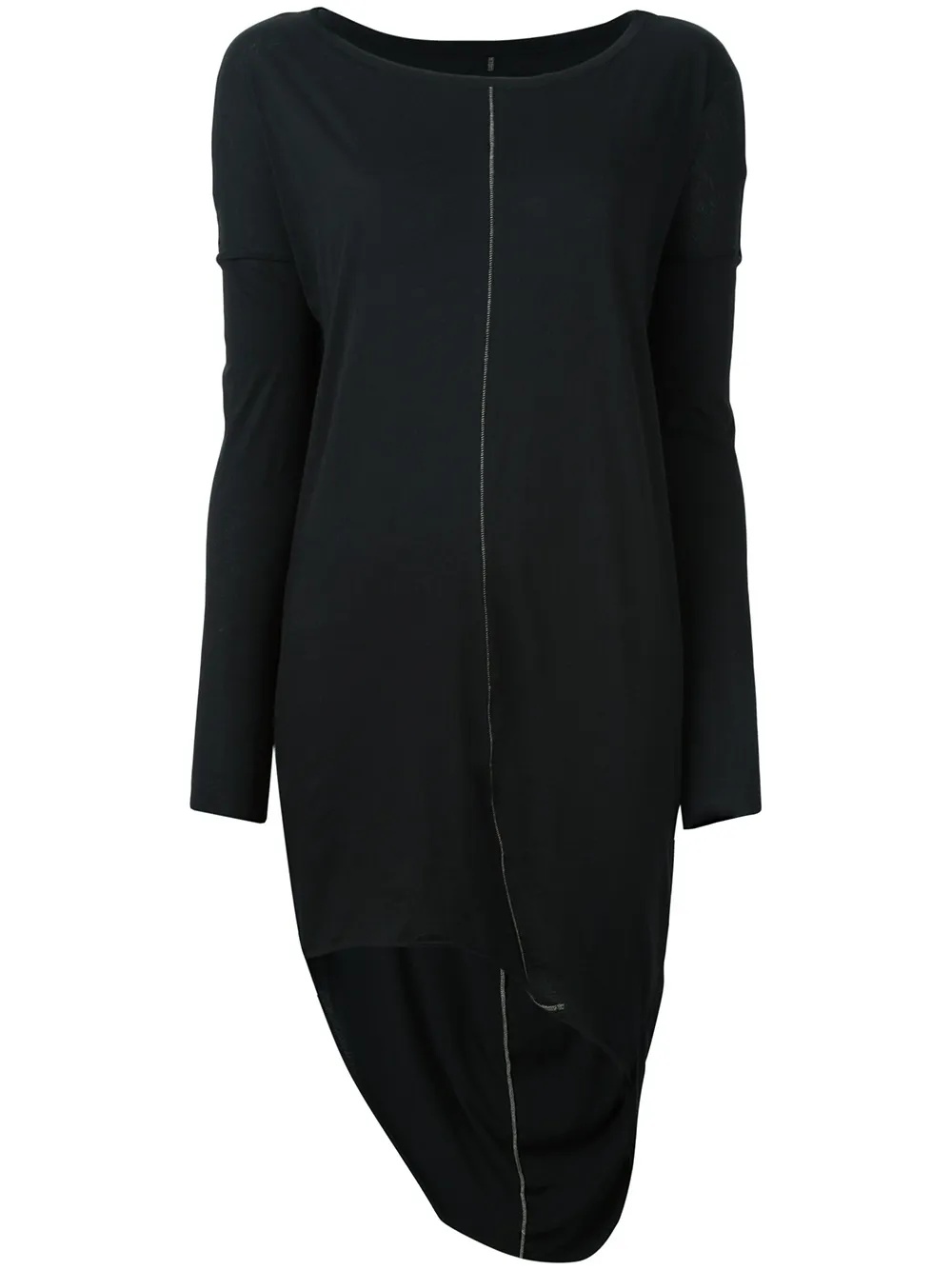 Thom Krom asymmetric long T-shirt - Nero