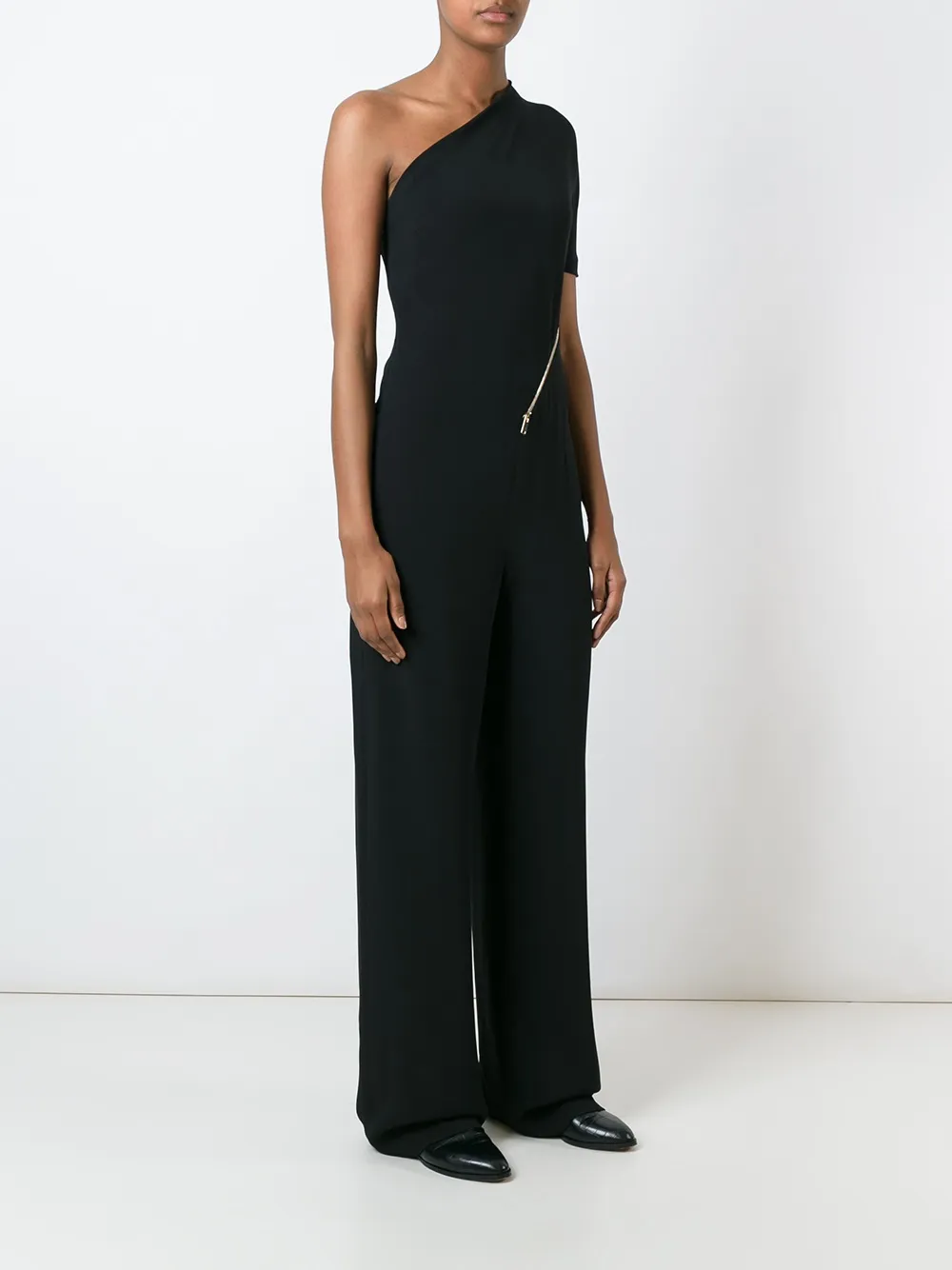 stella mccartney one shoulder jumpsuit