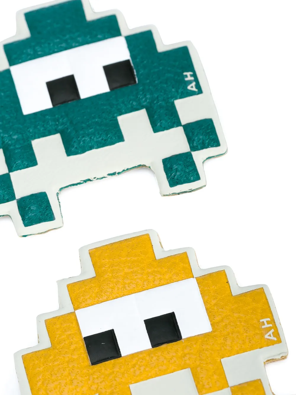Anya Hindmarch 'Space Invaders' stickers Geel