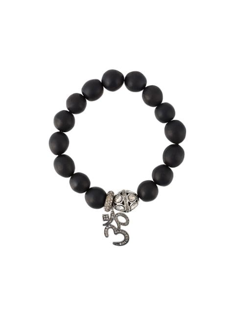 Gemco diamond charm bead bracelet