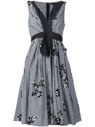 Marc Jacobs Fl Gingham Dress Farfetch Marc Jacobs Fl Gingham Dress