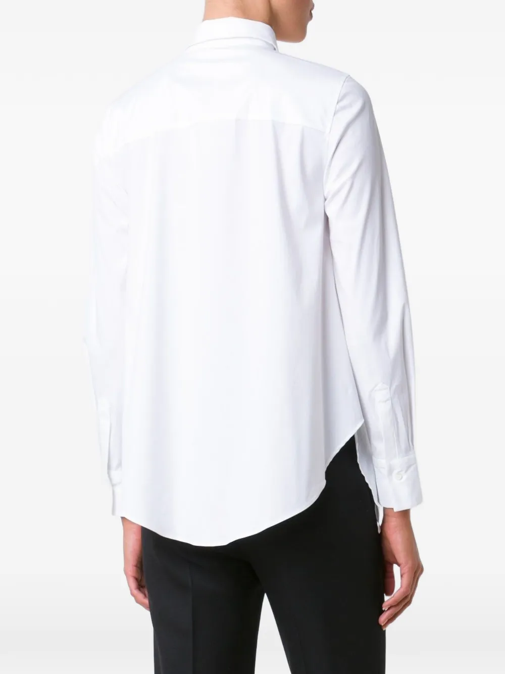 Brunello Cucinelli curved hem shirt Wit
