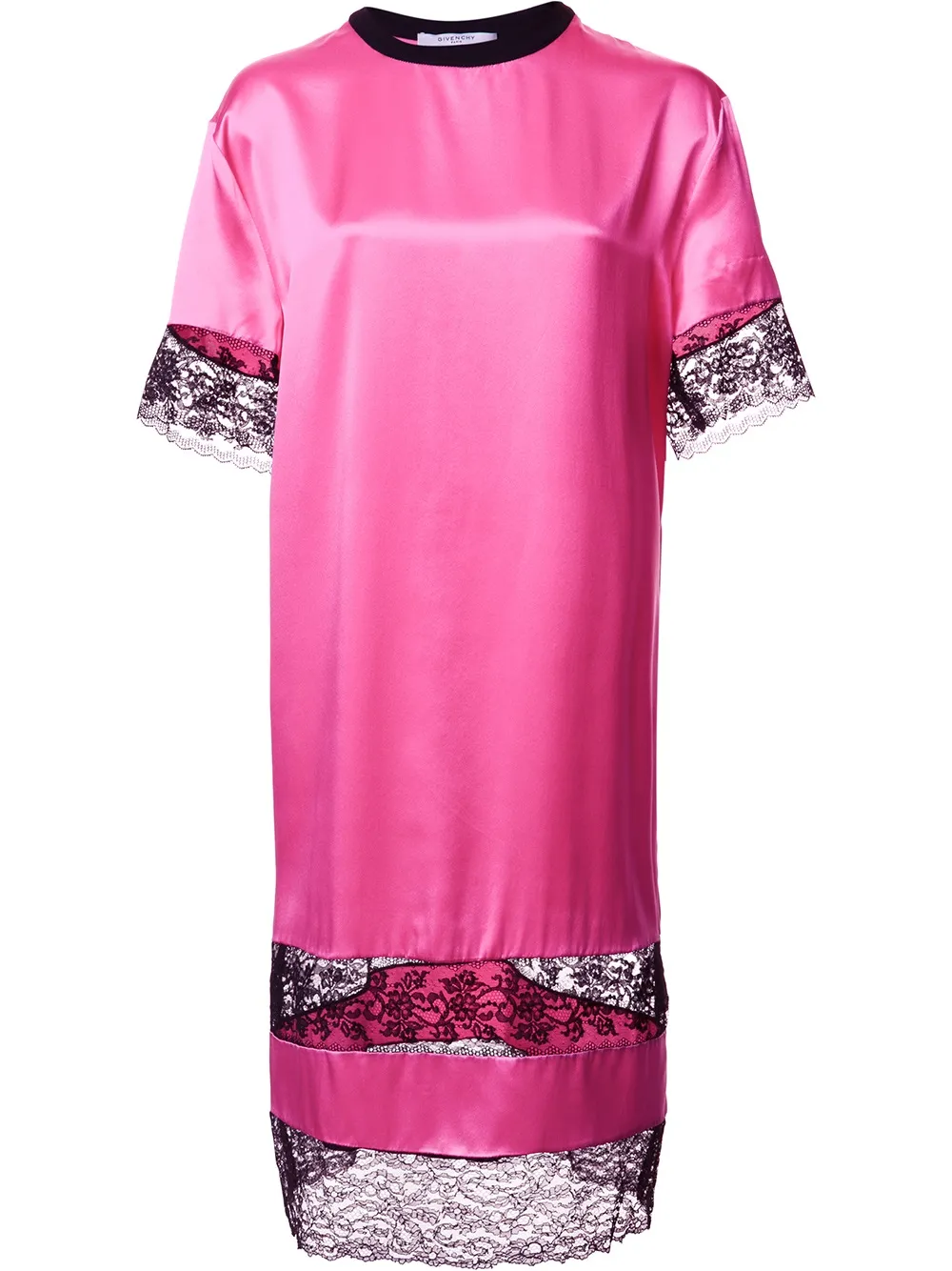 Givenchy فستان تيشيرت بشرائط دانتيل | وردي | Image 1