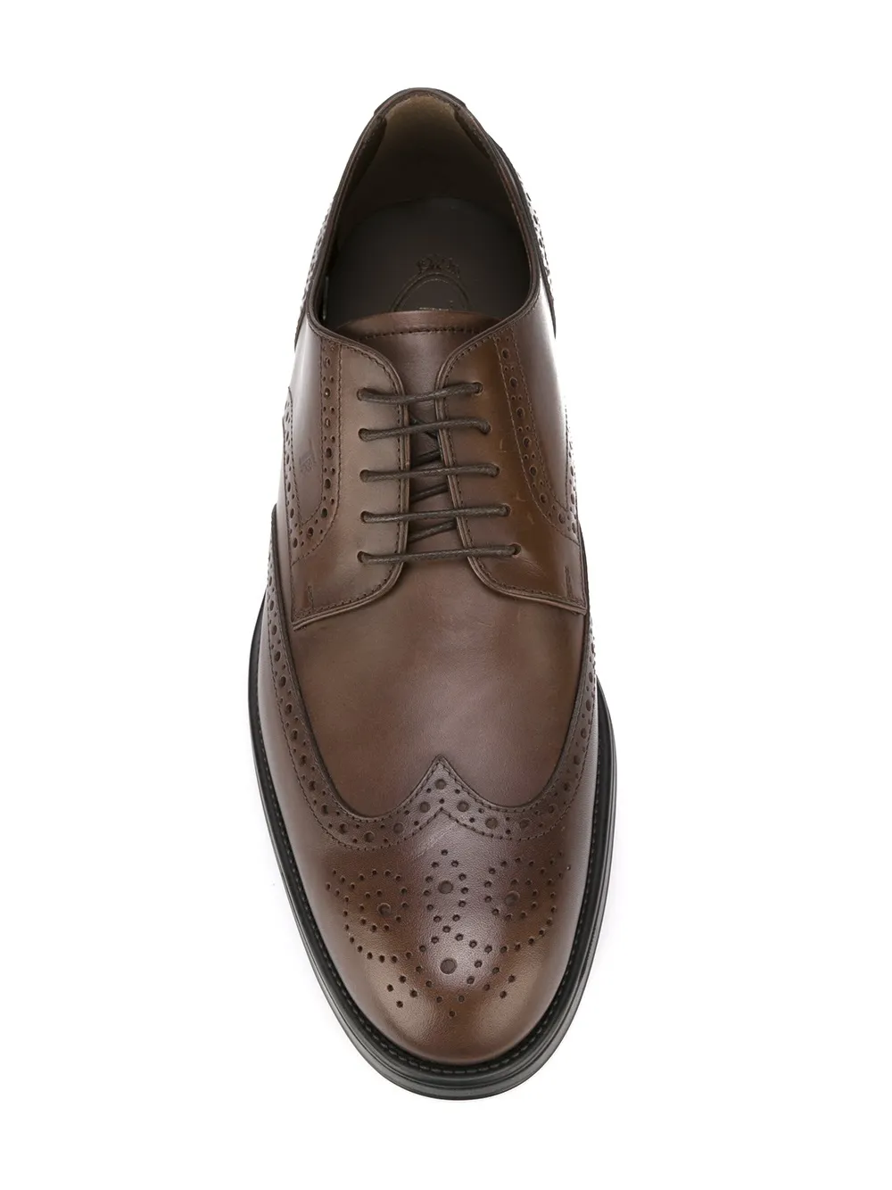 Tod's Classic Brogues In Brown