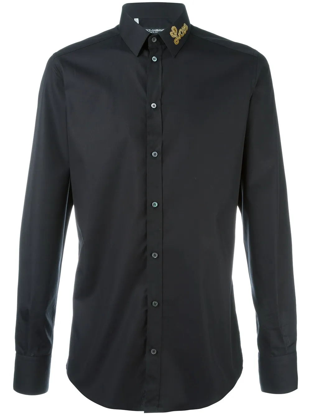Dolce & Gabbana Hemd mit "Love"-Patch - Schwarz
