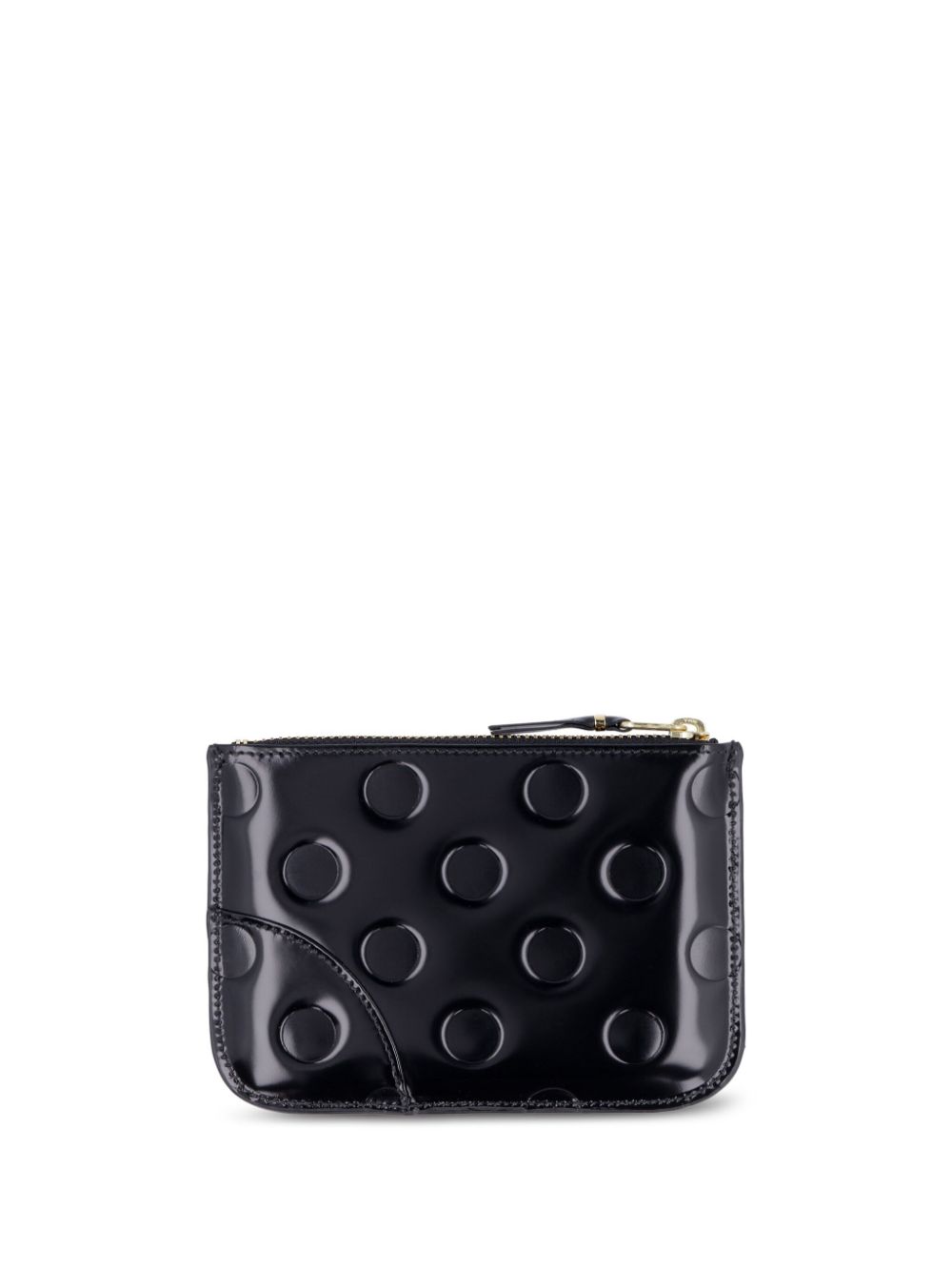 Comme Des Garçons Wallet 'Polka Dots Embossed' wallet - Zwart