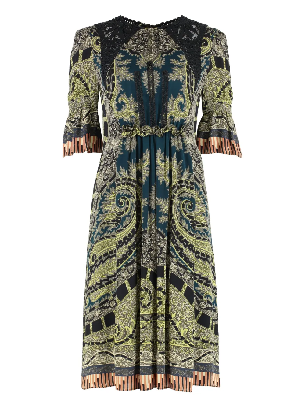 ETRO paisley-print midi dress | Green | Image 1