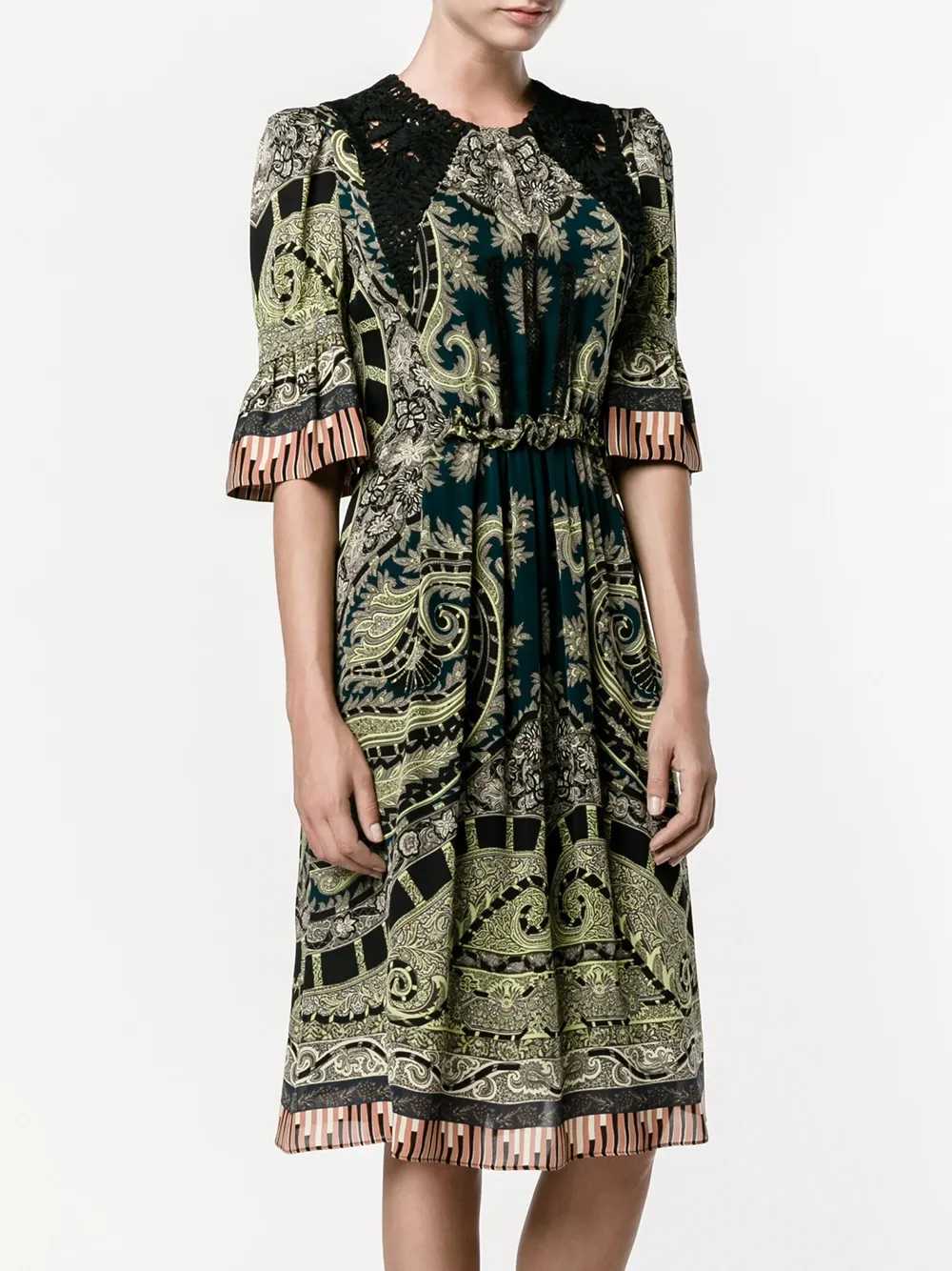 Etro Paisley Print Dress In Multi