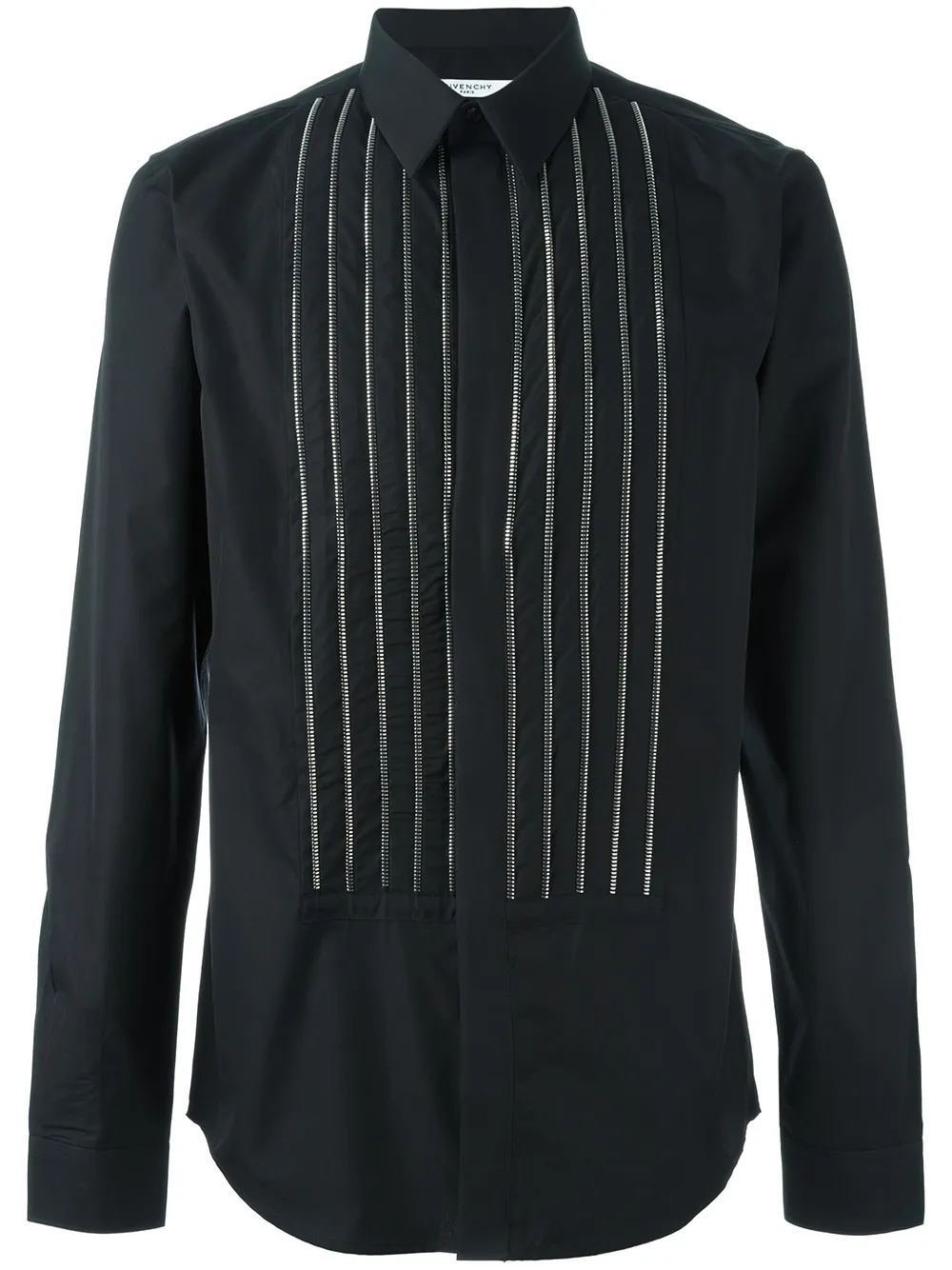 Givenchy chain bib detail shirt - Black