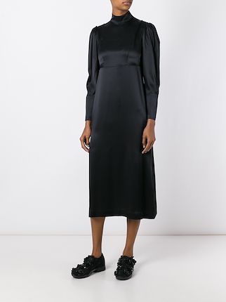 simone rocha sheer embellished midi dress