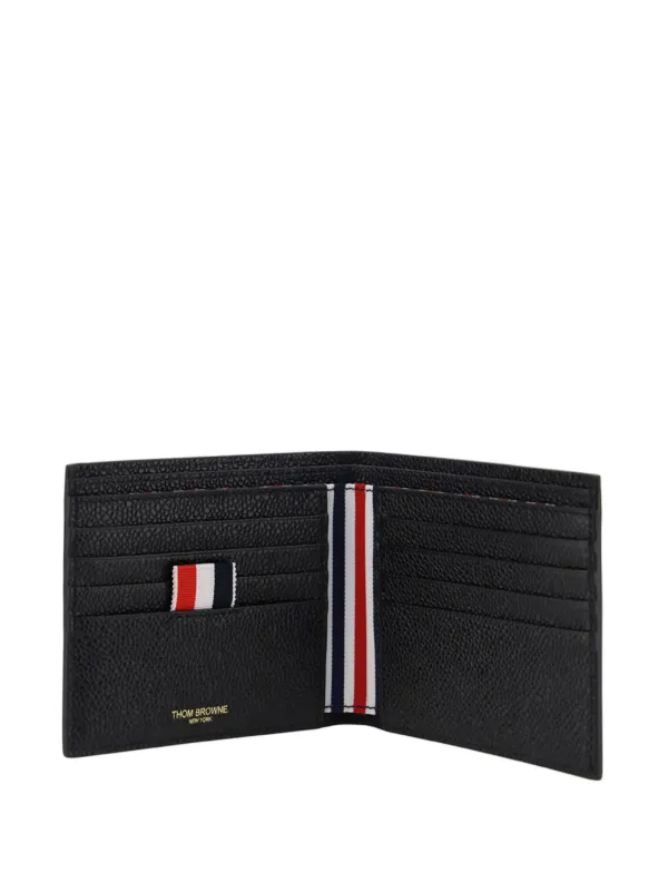 Thom Browne ビルフォールドウォレット ブラック ペブルグレインカーフ