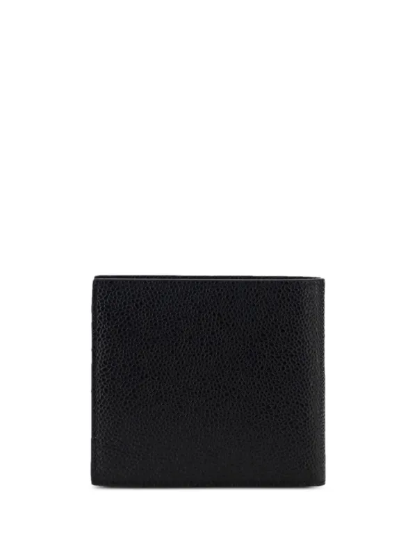 Thom Browne ビルフォールドウォレット ブラック ペブルグレインカーフ
