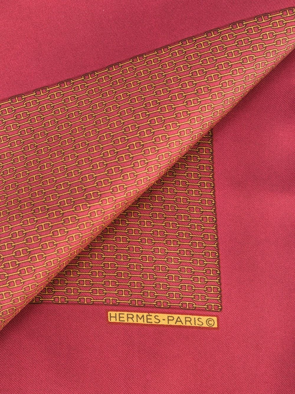 Hermès Number Print Pocket Square - Farfetch