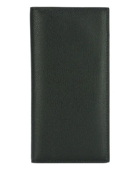 Valextra long textured wallet
