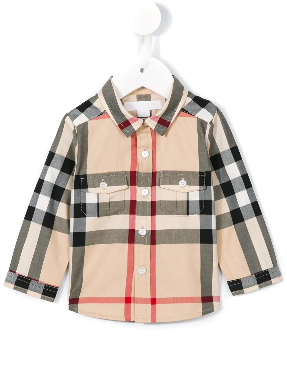 Burberry Babies' New Classic Check Shirt In Neutrals